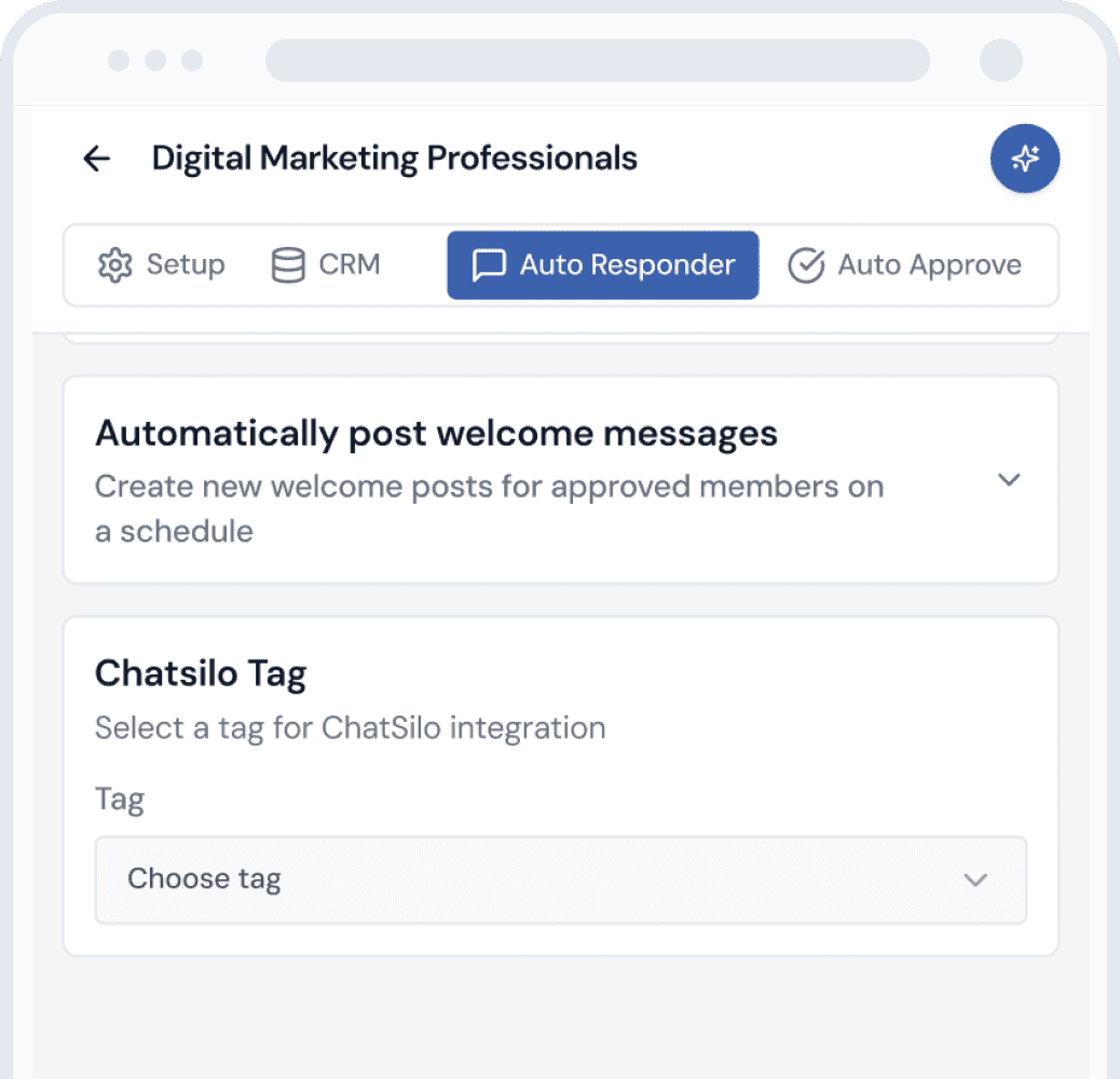 Apply Tag To New Members (via CHATSILO)
