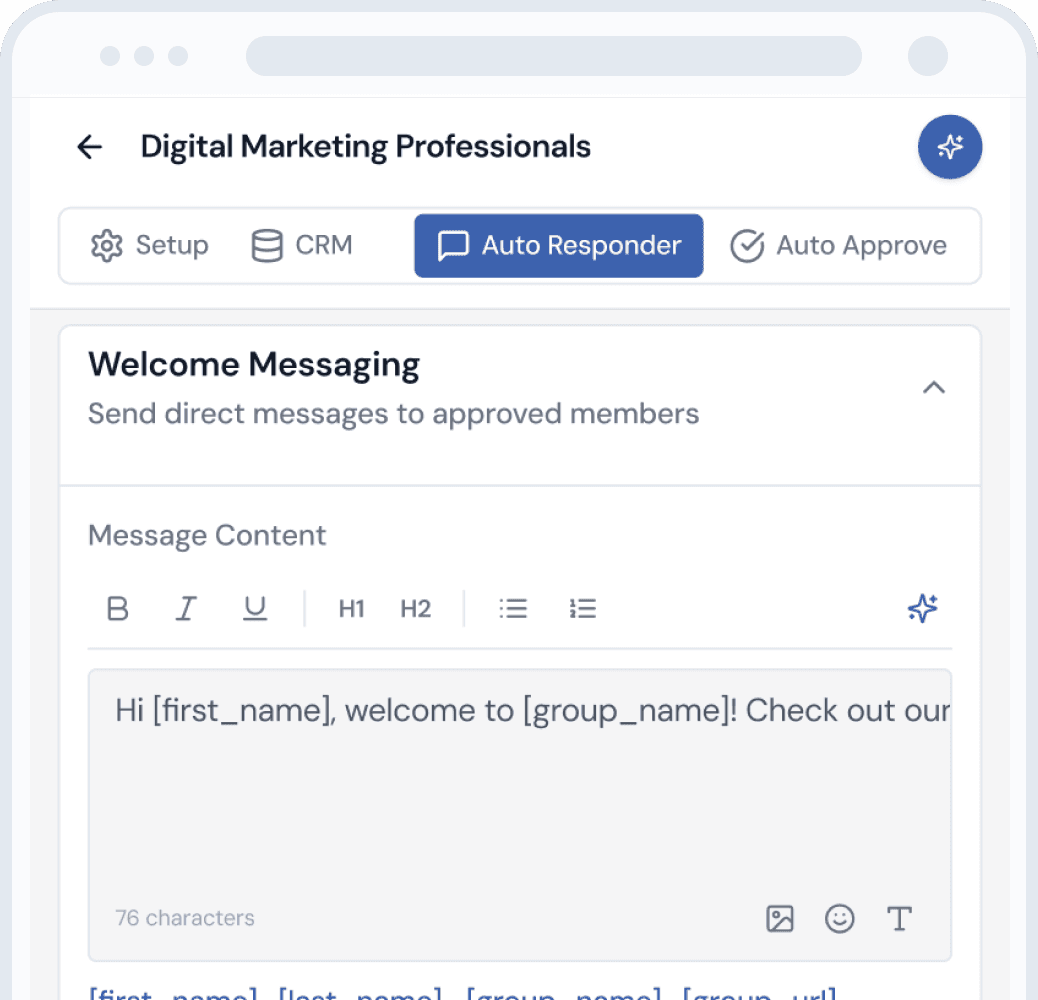 Send Welcome Message To New Group Member